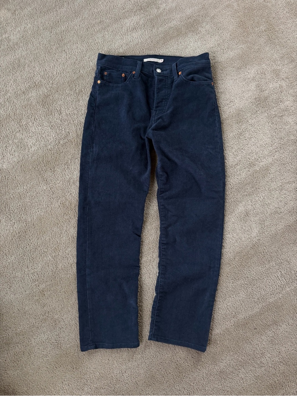 Levi's Women's Straight-Leg Jeans in Deep Navy
